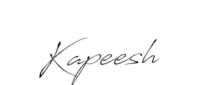 Use a signature maker to create a handwritten signature online. With this signature software, you can design (Antro_Vectra) your own signature for name Kapeesh. Kapeesh signature style 6 images and pictures png