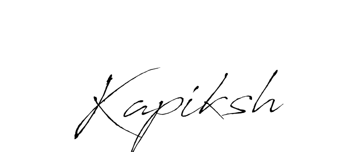 if you are searching for the best signature style for your name Kapiksh. so please give up your signature search. here we have designed multiple signature styles  using Antro_Vectra. Kapiksh signature style 6 images and pictures png