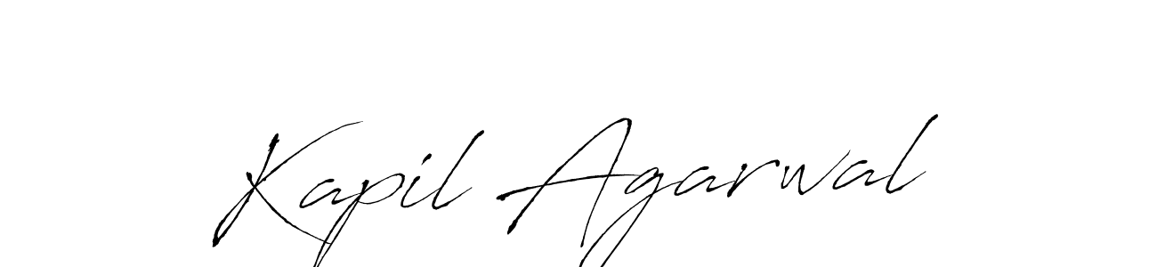 This is the best signature style for the Kapil Agarwal name. Also you like these signature font (Antro_Vectra). Mix name signature. Kapil Agarwal signature style 6 images and pictures png