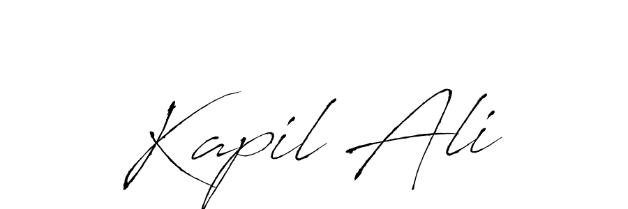 Also You can easily find your signature by using the search form. We will create Kapil Ali name handwritten signature images for you free of cost using Antro_Vectra sign style. Kapil Ali signature style 6 images and pictures png