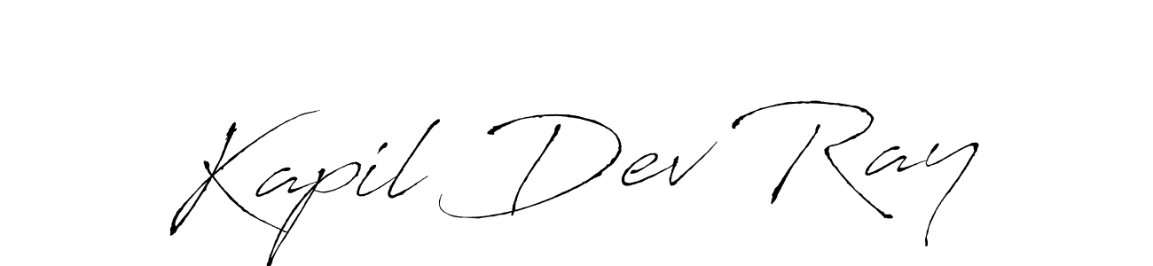 Make a beautiful signature design for name Kapil Dev Ray. With this signature (Antro_Vectra) style, you can create a handwritten signature for free. Kapil Dev Ray signature style 6 images and pictures png