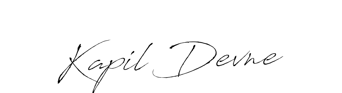 How to make Kapil Devne signature? Antro_Vectra is a professional autograph style. Create handwritten signature for Kapil Devne name. Kapil Devne signature style 6 images and pictures png