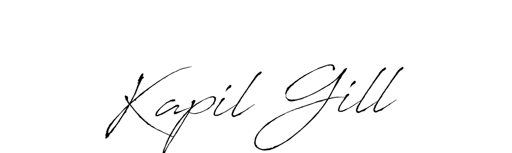 It looks lik you need a new signature style for name Kapil Gill. Design unique handwritten (Antro_Vectra) signature with our free signature maker in just a few clicks. Kapil Gill signature style 6 images and pictures png