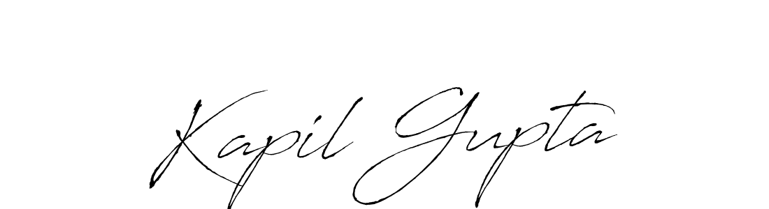 Make a beautiful signature design for name Kapil Gupta. With this signature (Antro_Vectra) style, you can create a handwritten signature for free. Kapil Gupta signature style 6 images and pictures png