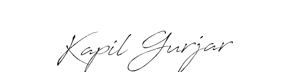 Also we have Kapil Gurjar name is the best signature style. Create professional handwritten signature collection using Antro_Vectra autograph style. Kapil Gurjar signature style 6 images and pictures png