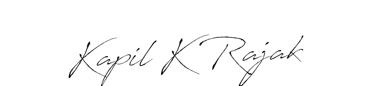 It looks lik you need a new signature style for name Kapil K Rajak. Design unique handwritten (Antro_Vectra) signature with our free signature maker in just a few clicks. Kapil K Rajak signature style 6 images and pictures png