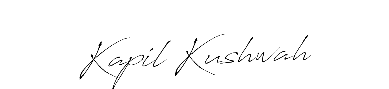 Antro_Vectra is a professional signature style that is perfect for those who want to add a touch of class to their signature. It is also a great choice for those who want to make their signature more unique. Get Kapil Kushwah name to fancy signature for free. Kapil Kushwah signature style 6 images and pictures png