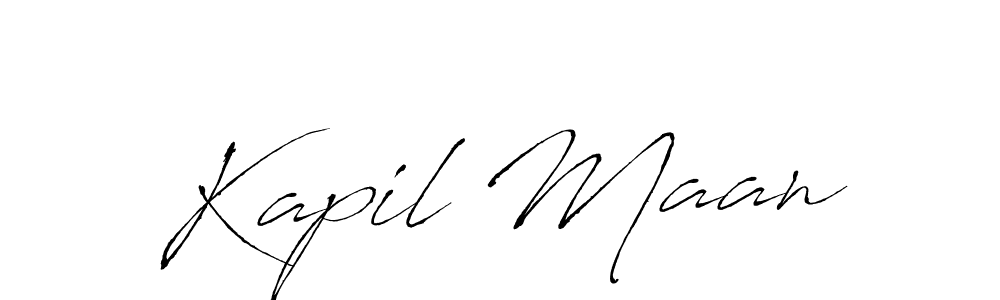 Similarly Antro_Vectra is the best handwritten signature design. Signature creator online .You can use it as an online autograph creator for name Kapil Maan. Kapil Maan signature style 6 images and pictures png