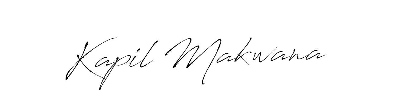 This is the best signature style for the Kapil Makwana name. Also you like these signature font (Antro_Vectra). Mix name signature. Kapil Makwana signature style 6 images and pictures png