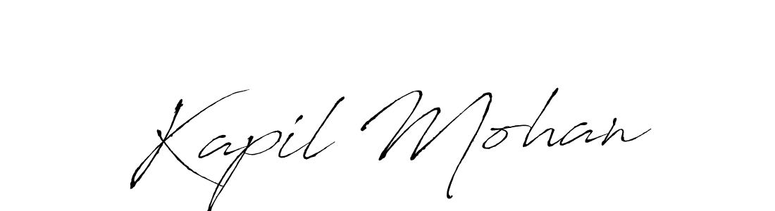 Similarly Antro_Vectra is the best handwritten signature design. Signature creator online .You can use it as an online autograph creator for name Kapil Mohan. Kapil Mohan signature style 6 images and pictures png