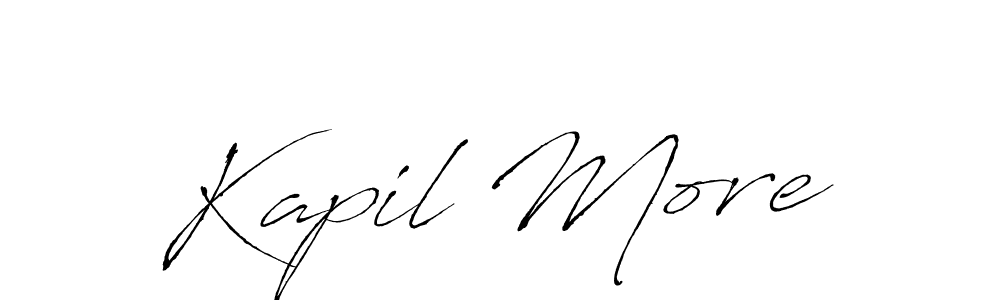 Also You can easily find your signature by using the search form. We will create Kapil More name handwritten signature images for you free of cost using Antro_Vectra sign style. Kapil More signature style 6 images and pictures png