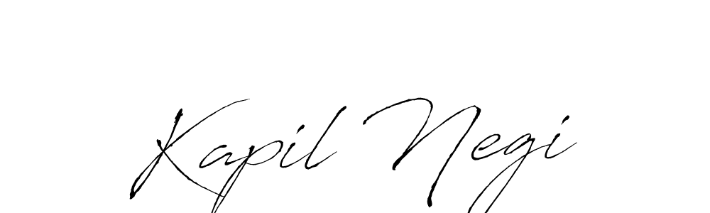 Use a signature maker to create a handwritten signature online. With this signature software, you can design (Antro_Vectra) your own signature for name Kapil Negi. Kapil Negi signature style 6 images and pictures png