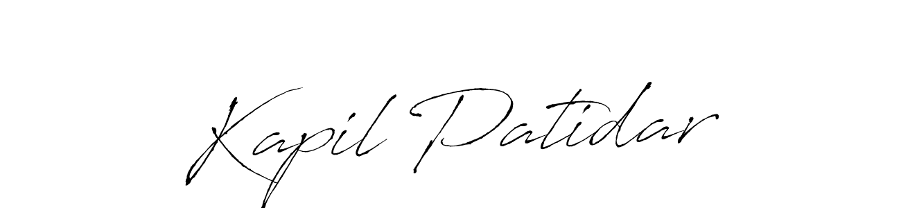 You should practise on your own different ways (Antro_Vectra) to write your name (Kapil Patidar) in signature. don't let someone else do it for you. Kapil Patidar signature style 6 images and pictures png