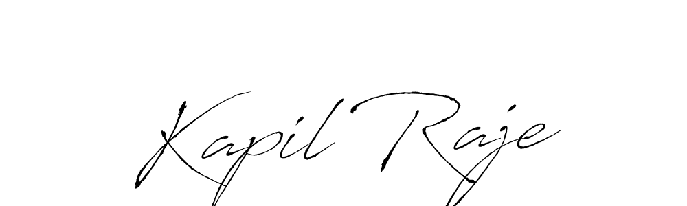 How to make Kapil Raje signature? Antro_Vectra is a professional autograph style. Create handwritten signature for Kapil Raje name. Kapil Raje signature style 6 images and pictures png