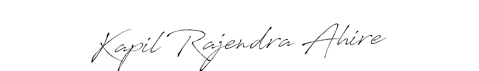 Use a signature maker to create a handwritten signature online. With this signature software, you can design (Antro_Vectra) your own signature for name Kapil Rajendra Ahire. Kapil Rajendra Ahire signature style 6 images and pictures png