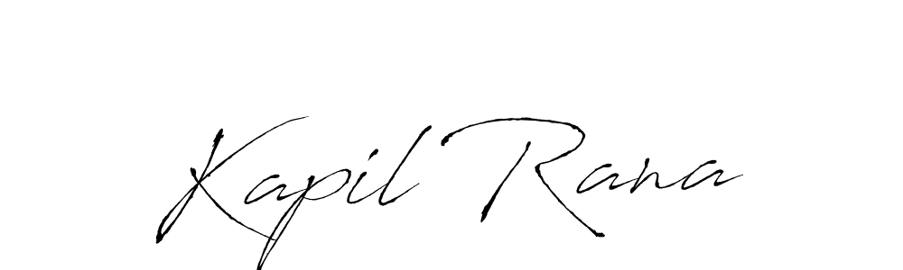 Kapil Rana stylish signature style. Best Handwritten Sign (Antro_Vectra) for my name. Handwritten Signature Collection Ideas for my name Kapil Rana. Kapil Rana signature style 6 images and pictures png