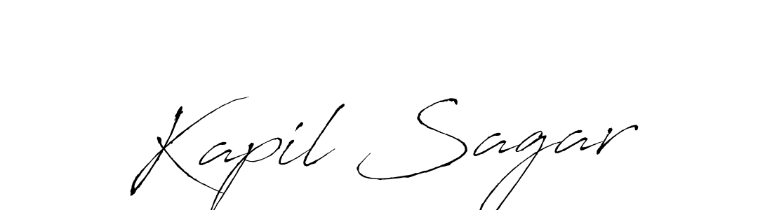 Kapil Sagar stylish signature style. Best Handwritten Sign (Antro_Vectra) for my name. Handwritten Signature Collection Ideas for my name Kapil Sagar. Kapil Sagar signature style 6 images and pictures png