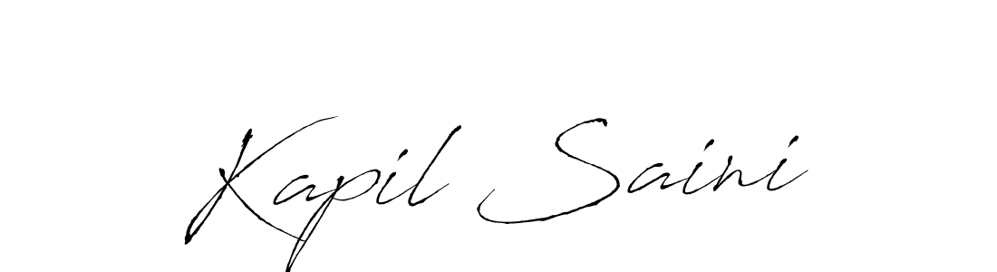 You should practise on your own different ways (Antro_Vectra) to write your name (Kapil Saini) in signature. don't let someone else do it for you. Kapil Saini signature style 6 images and pictures png