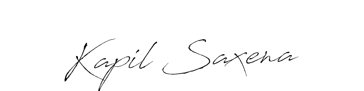 The best way (Antro_Vectra) to make a short signature is to pick only two or three words in your name. The name Kapil Saxena include a total of six letters. For converting this name. Kapil Saxena signature style 6 images and pictures png