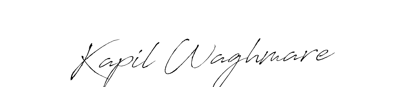 How to make Kapil Waghmare signature? Antro_Vectra is a professional autograph style. Create handwritten signature for Kapil Waghmare name. Kapil Waghmare signature style 6 images and pictures png