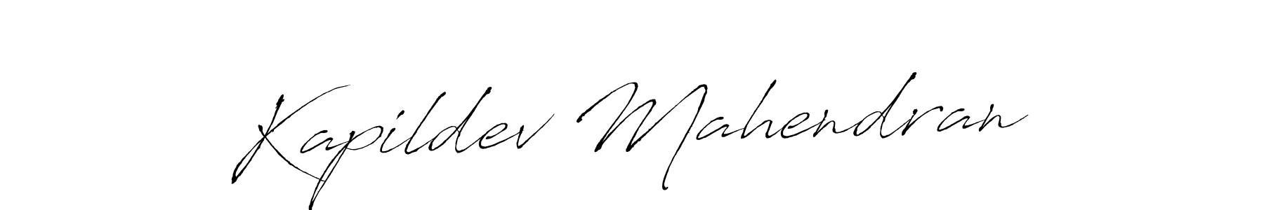 How to make Kapildev Mahendran signature? Antro_Vectra is a professional autograph style. Create handwritten signature for Kapildev Mahendran name. Kapildev Mahendran signature style 6 images and pictures png