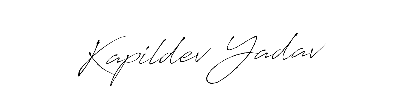 Similarly Antro_Vectra is the best handwritten signature design. Signature creator online .You can use it as an online autograph creator for name Kapildev Yadav. Kapildev Yadav signature style 6 images and pictures png