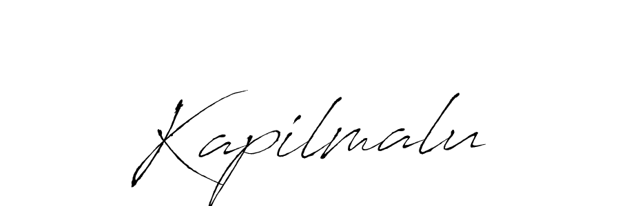 Also we have Kapilmalu name is the best signature style. Create professional handwritten signature collection using Antro_Vectra autograph style. Kapilmalu signature style 6 images and pictures png