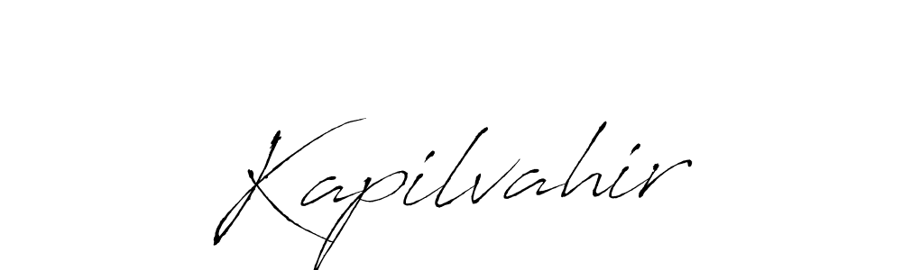 if you are searching for the best signature style for your name Kapilvahir. so please give up your signature search. here we have designed multiple signature styles  using Antro_Vectra. Kapilvahir signature style 6 images and pictures png