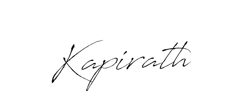 Make a beautiful signature design for name Kapirath. With this signature (Antro_Vectra) style, you can create a handwritten signature for free. Kapirath signature style 6 images and pictures png