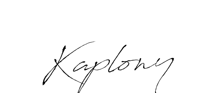 Make a beautiful signature design for name Kaplony. Use this online signature maker to create a handwritten signature for free. Kaplony signature style 6 images and pictures png