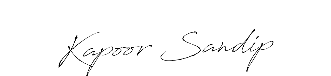 The best way (Antro_Vectra) to make a short signature is to pick only two or three words in your name. The name Kapoor Sandip include a total of six letters. For converting this name. Kapoor Sandip signature style 6 images and pictures png