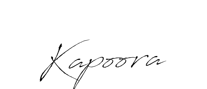 How to make Kapoora signature? Antro_Vectra is a professional autograph style. Create handwritten signature for Kapoora name. Kapoora signature style 6 images and pictures png