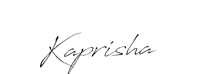 It looks lik you need a new signature style for name Kaprisha. Design unique handwritten (Antro_Vectra) signature with our free signature maker in just a few clicks. Kaprisha signature style 6 images and pictures png
