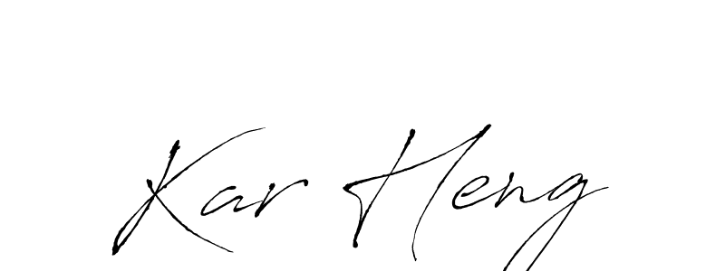 You should practise on your own different ways (Antro_Vectra) to write your name (Kar Heng) in signature. don't let someone else do it for you. Kar Heng signature style 6 images and pictures png