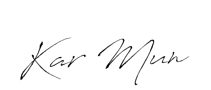 Make a beautiful signature design for name Kar Mun. With this signature (Antro_Vectra) style, you can create a handwritten signature for free. Kar Mun signature style 6 images and pictures png