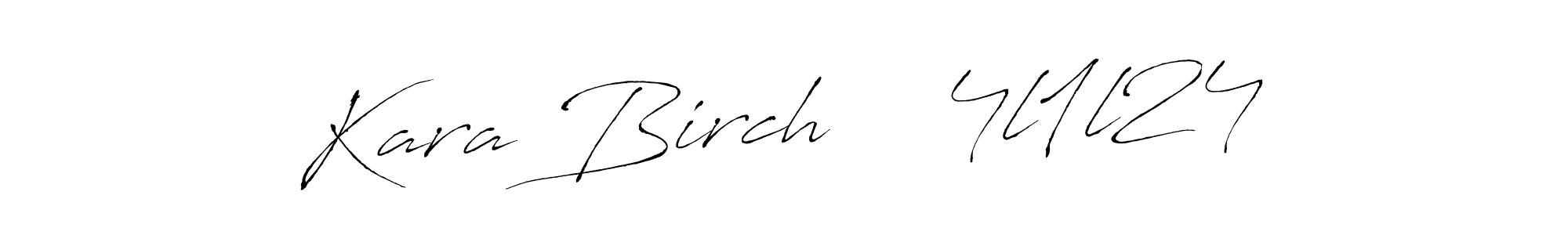 Kara Birch    4l1l24 stylish signature style. Best Handwritten Sign (Antro_Vectra) for my name. Handwritten Signature Collection Ideas for my name Kara Birch    4l1l24. Kara Birch    4l1l24 signature style 6 images and pictures png