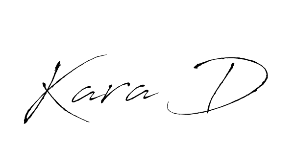 Create a beautiful signature design for name Kara D. With this signature (Antro_Vectra) fonts, you can make a handwritten signature for free. Kara D signature style 6 images and pictures png