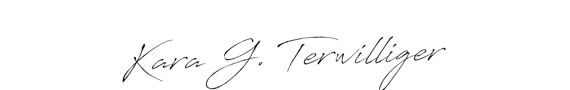 How to make Kara G. Terwilliger signature? Antro_Vectra is a professional autograph style. Create handwritten signature for Kara G. Terwilliger name. Kara G. Terwilliger signature style 6 images and pictures png