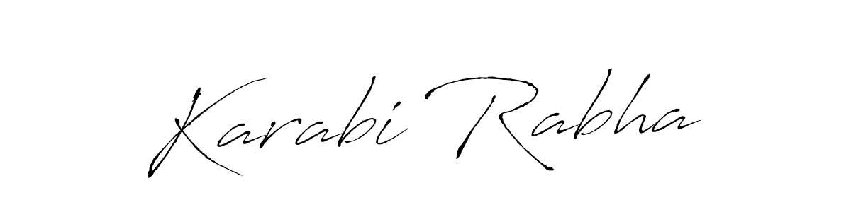 Karabi Rabha stylish signature style. Best Handwritten Sign (Antro_Vectra) for my name. Handwritten Signature Collection Ideas for my name Karabi Rabha. Karabi Rabha signature style 6 images and pictures png