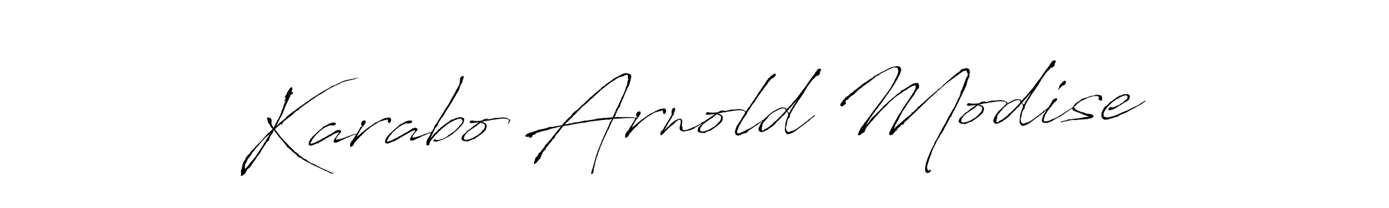 How to make Karabo Arnold Modise signature? Antro_Vectra is a professional autograph style. Create handwritten signature for Karabo Arnold Modise name. Karabo Arnold Modise signature style 6 images and pictures png