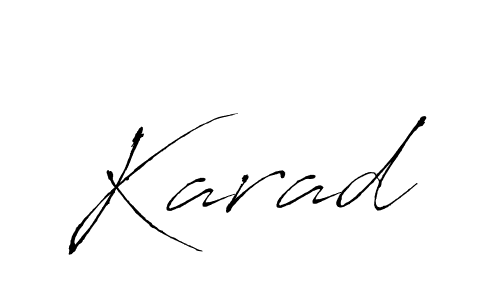 Also You can easily find your signature by using the search form. We will create Karad name handwritten signature images for you free of cost using Antro_Vectra sign style. Karad signature style 6 images and pictures png