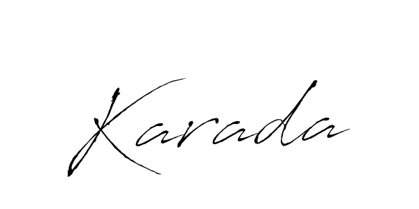 Create a beautiful signature design for name Karada. With this signature (Antro_Vectra) fonts, you can make a handwritten signature for free. Karada signature style 6 images and pictures png