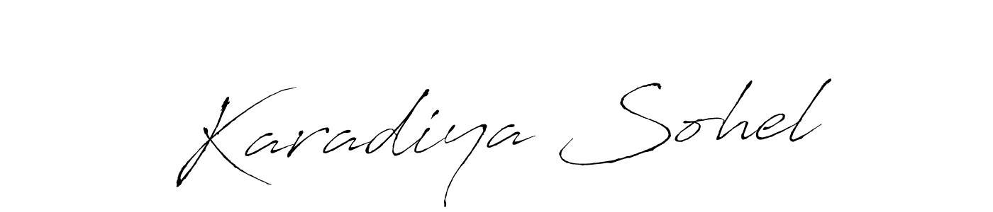 Once you've used our free online signature maker to create your best signature Antro_Vectra style, it's time to enjoy all of the benefits that Karadiya Sohel name signing documents. Karadiya Sohel signature style 6 images and pictures png