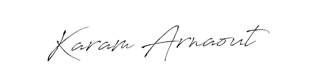 Make a beautiful signature design for name Karam Arnaout. Use this online signature maker to create a handwritten signature for free. Karam Arnaout signature style 6 images and pictures png