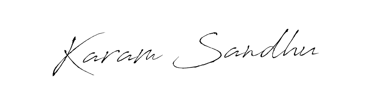 You should practise on your own different ways (Antro_Vectra) to write your name (Karam Sandhu) in signature. don't let someone else do it for you. Karam Sandhu signature style 6 images and pictures png