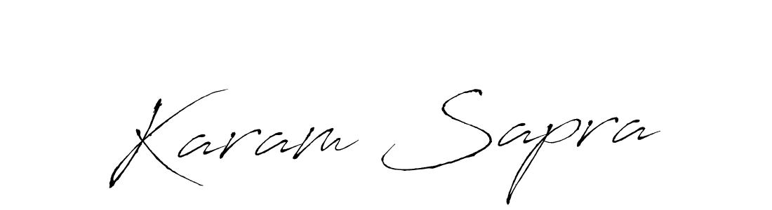 Also You can easily find your signature by using the search form. We will create Karam Sapra name handwritten signature images for you free of cost using Antro_Vectra sign style. Karam Sapra signature style 6 images and pictures png