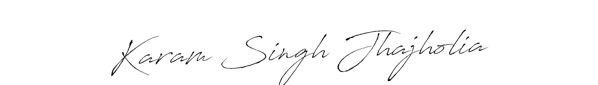 Also we have Karam Singh Jhajholia name is the best signature style. Create professional handwritten signature collection using Antro_Vectra autograph style. Karam Singh Jhajholia signature style 6 images and pictures png