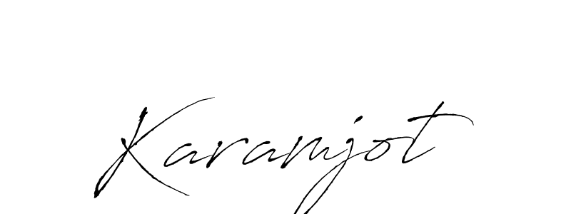 Create a beautiful signature design for name Karamjot. With this signature (Antro_Vectra) fonts, you can make a handwritten signature for free. Karamjot signature style 6 images and pictures png