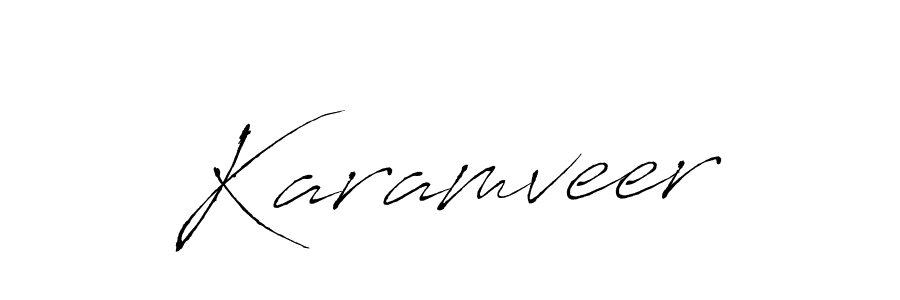 Also we have Karamveer name is the best signature style. Create professional handwritten signature collection using Antro_Vectra autograph style. Karamveer signature style 6 images and pictures png