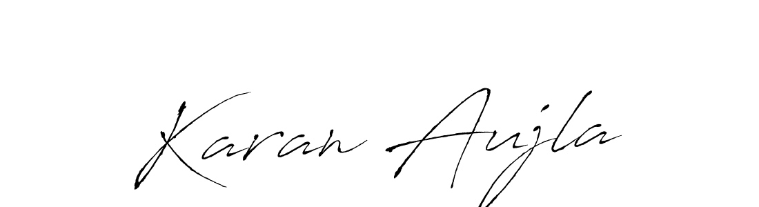 Make a beautiful signature design for name Karan Aujla. With this signature (Antro_Vectra) style, you can create a handwritten signature for free. Karan Aujla signature style 6 images and pictures png